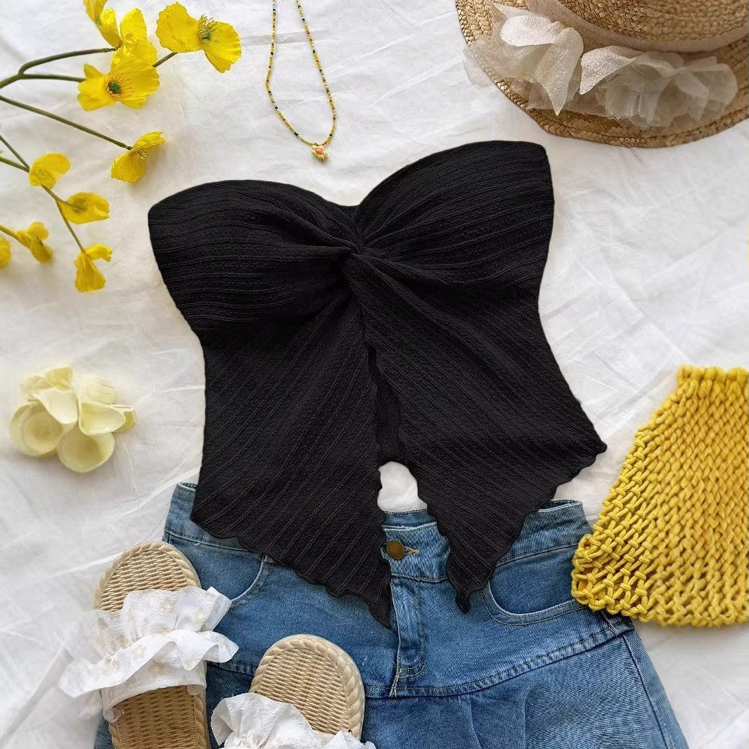 Butterfly Bliss Bow Top Black
