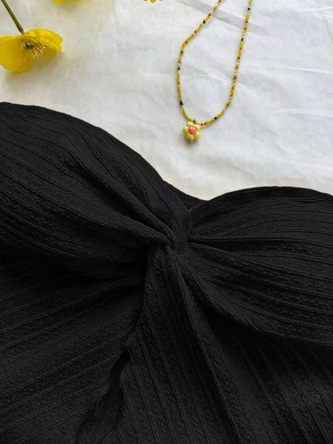 Butterfly Bliss Bow Top Black