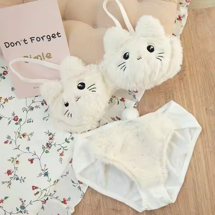 Cute Kitty Lingerie Set of 2