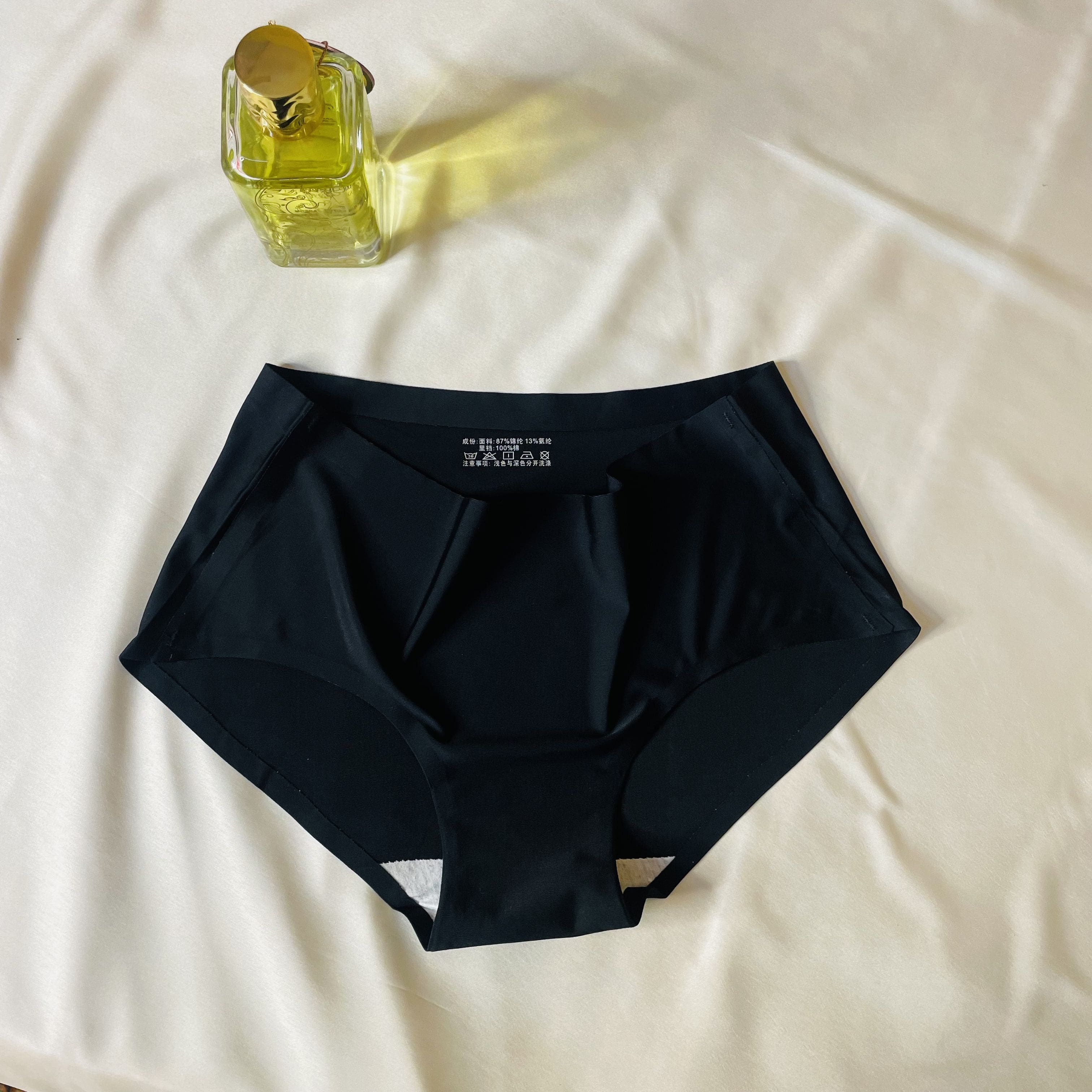 Luxe Thread (PACK OF 6) Women's Multicolor Seamless ICE SILK Panty (Random Any 6 Colors)
