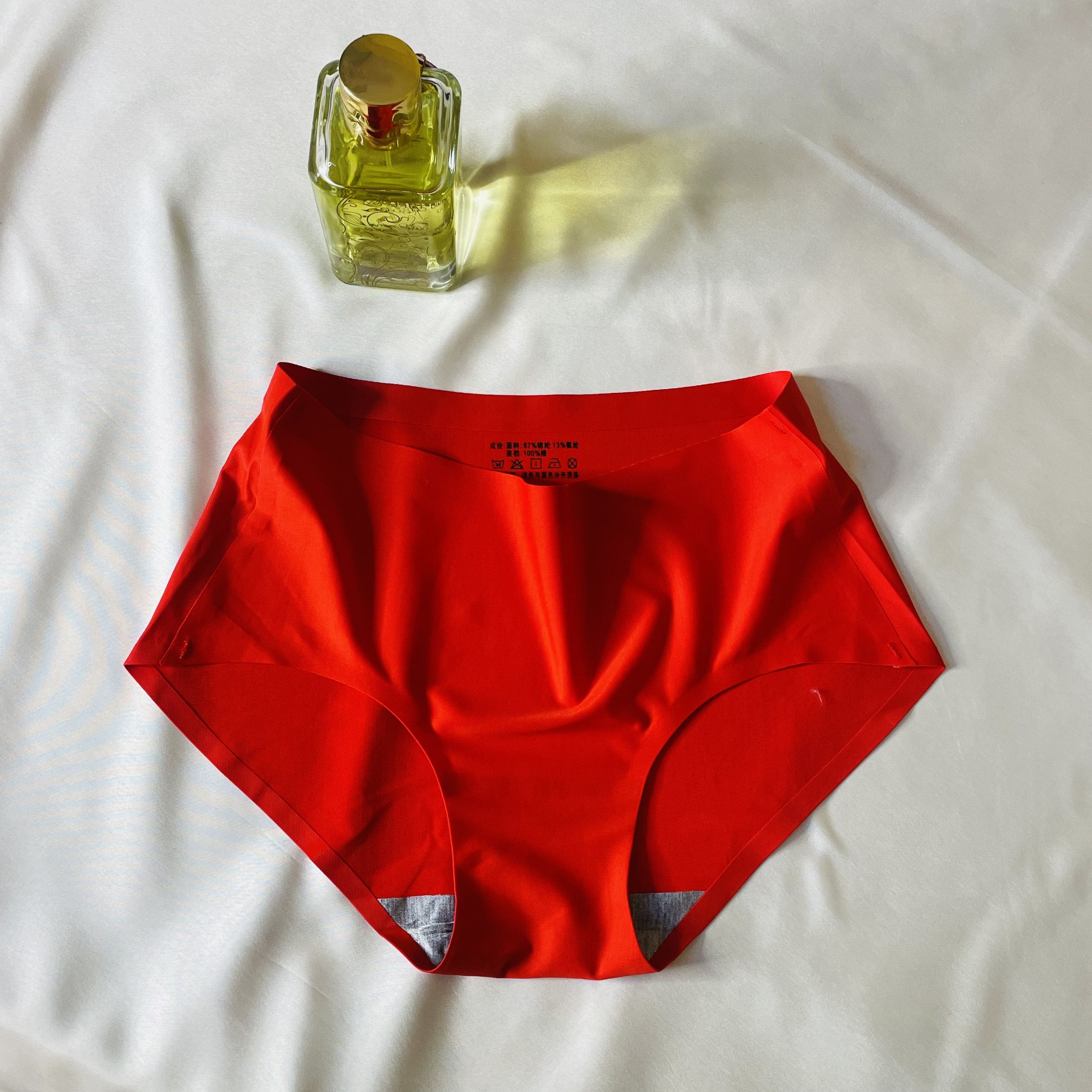 Luxe Thread (PACK OF 6) Women's Multicolor Seamless ICE SILK Panty (Random Any 6 Colors)