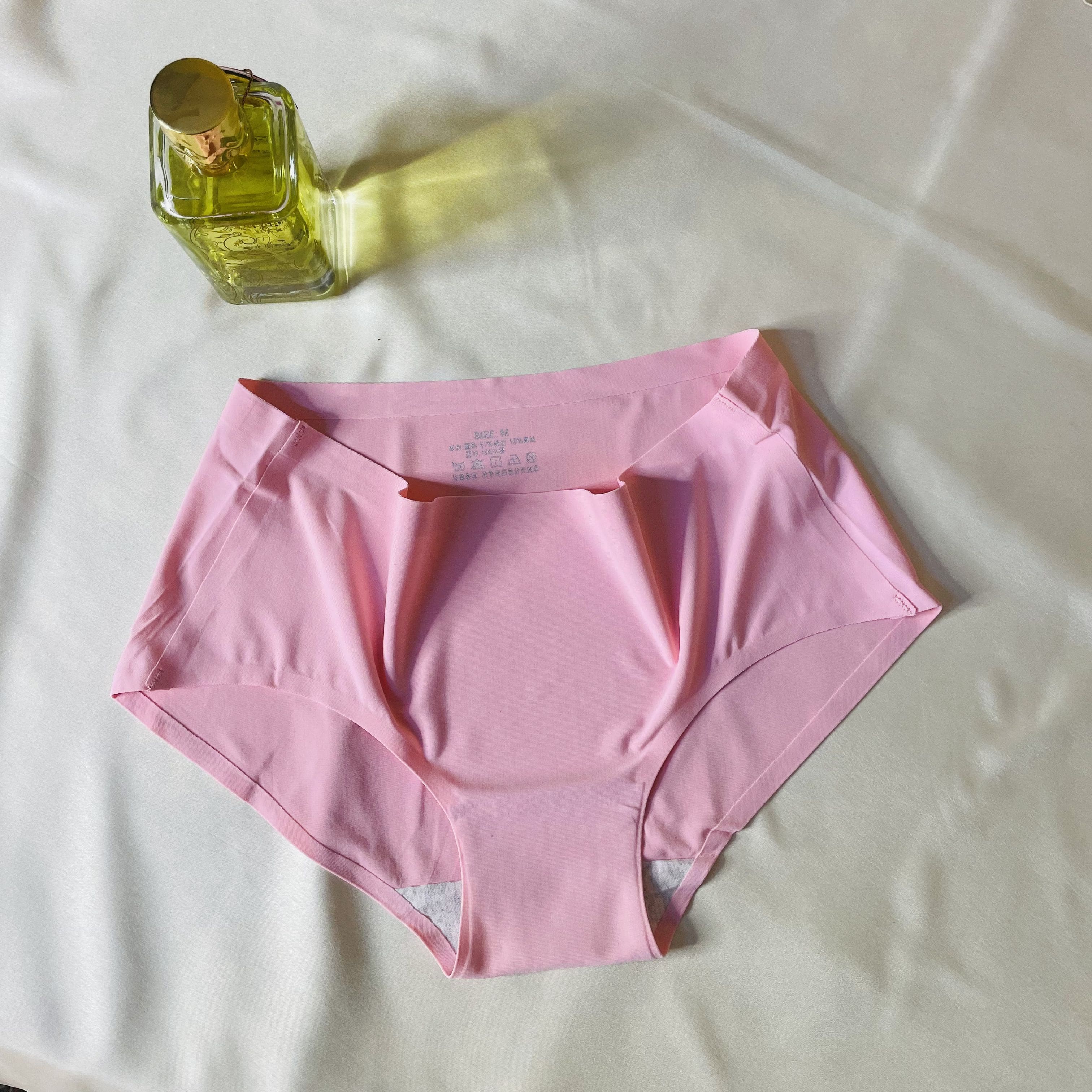 Luxe Thread (PACK OF 6) Women's Multicolor Seamless ICE SILK Panty (Random Any 6 Colors)