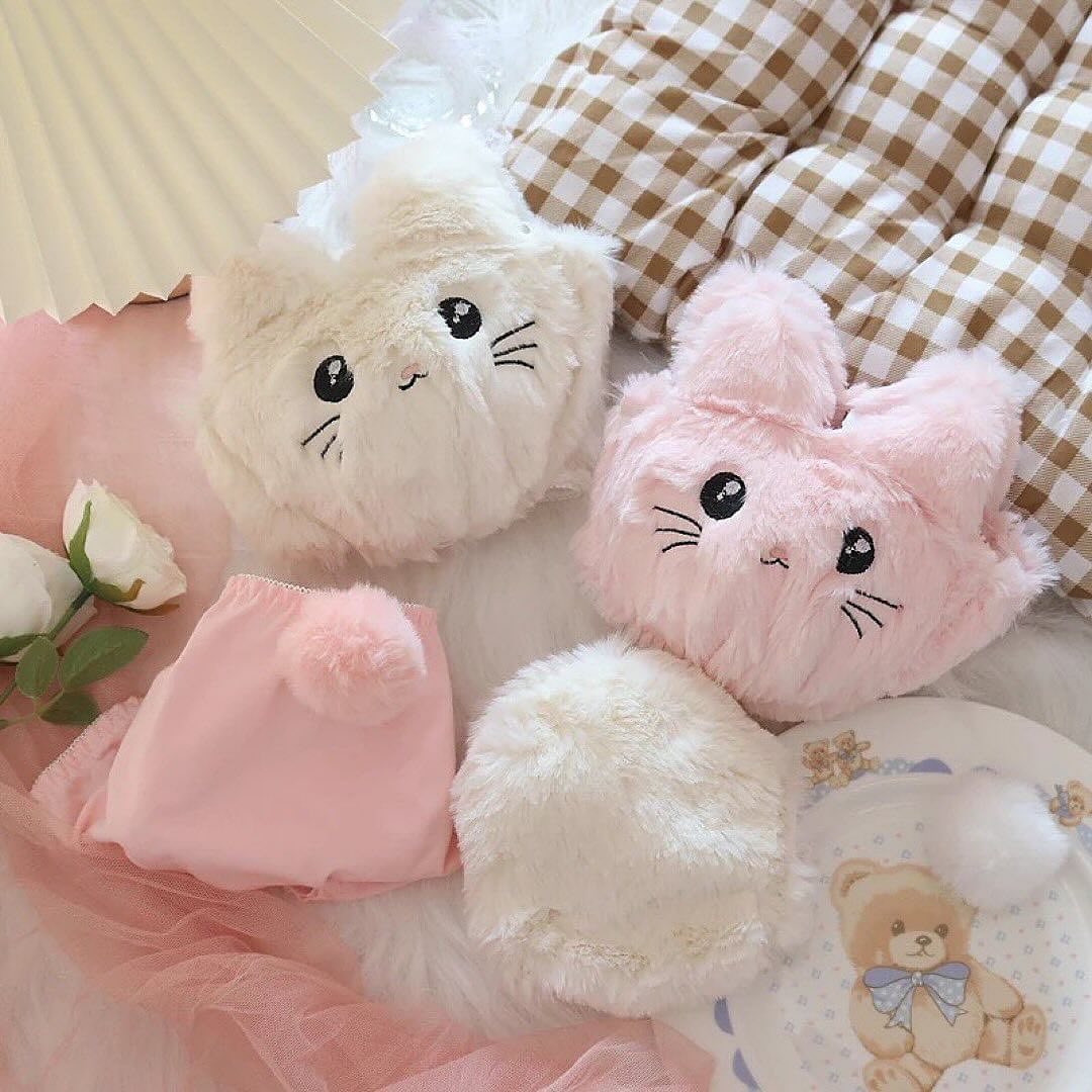 Cute Kitty Lingerie Set of 2