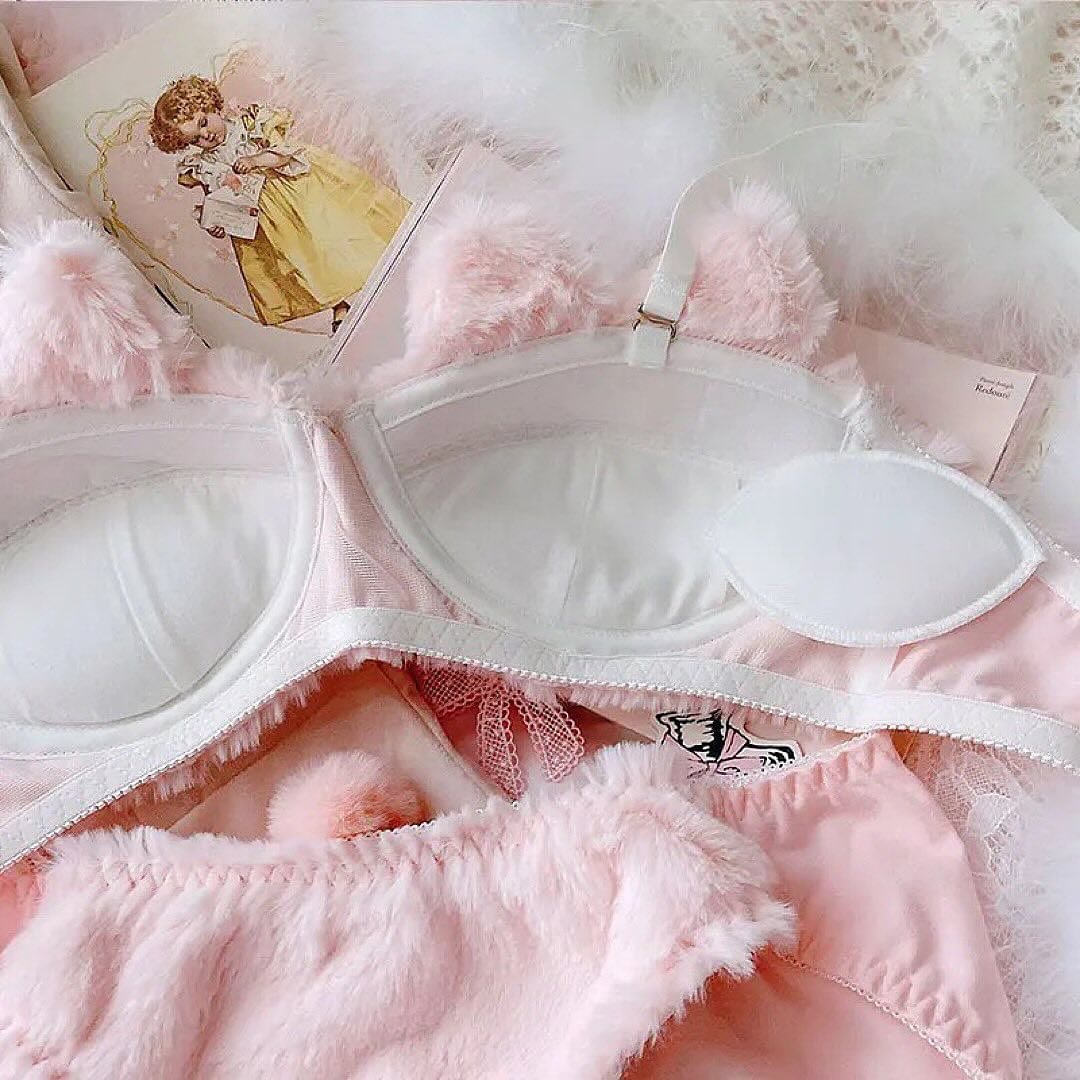 Cute Kitty Lingerie Set of 2