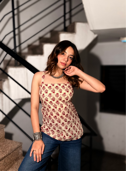 Gulbahar Cotton Short Kurti Top