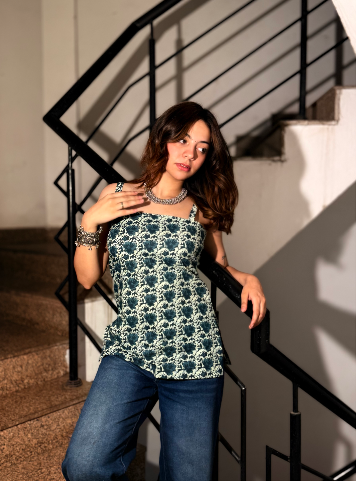 Gulbahar Cotton Short Kurti Top
