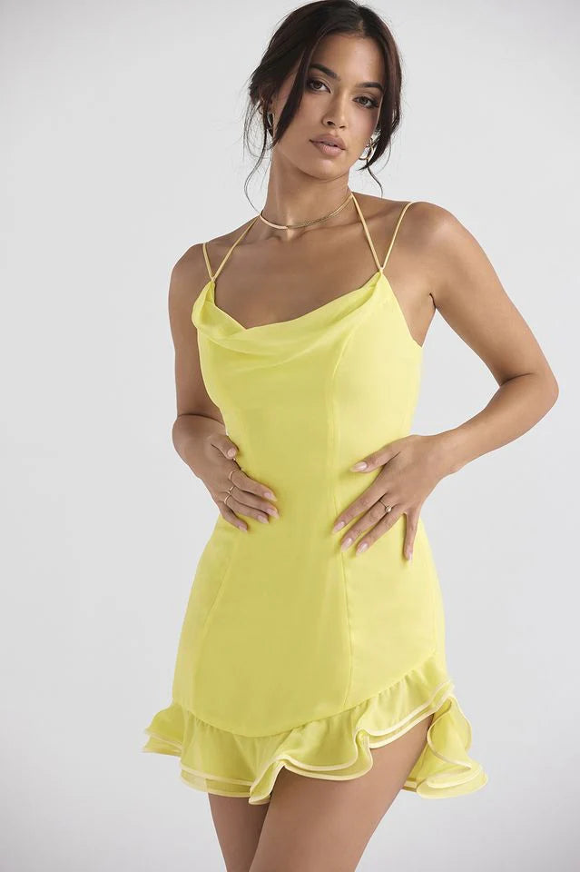 Aster Bloom Caul Dress