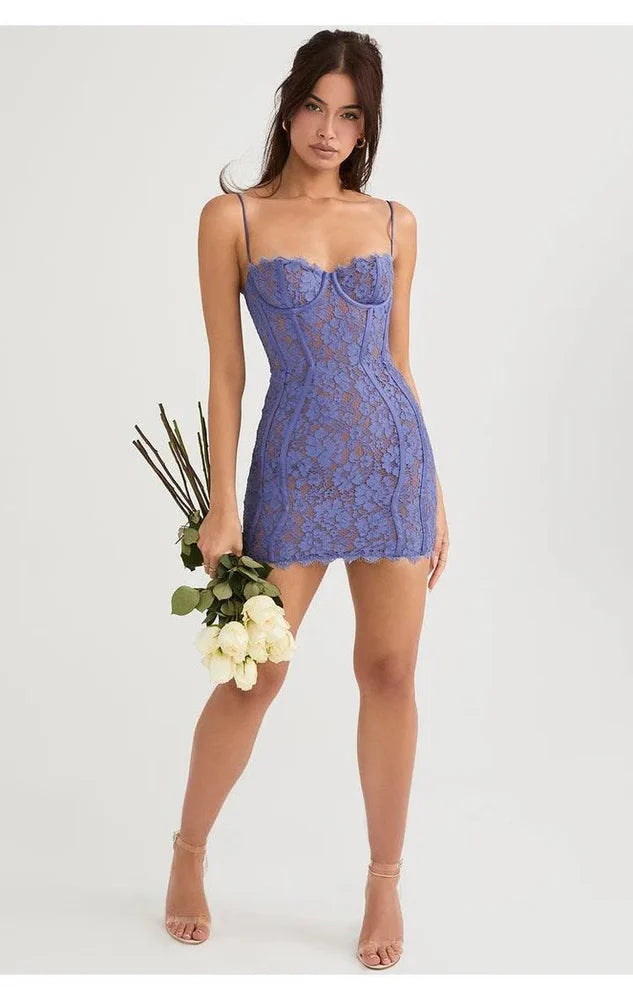 Glittering Party Wear Mini Dress