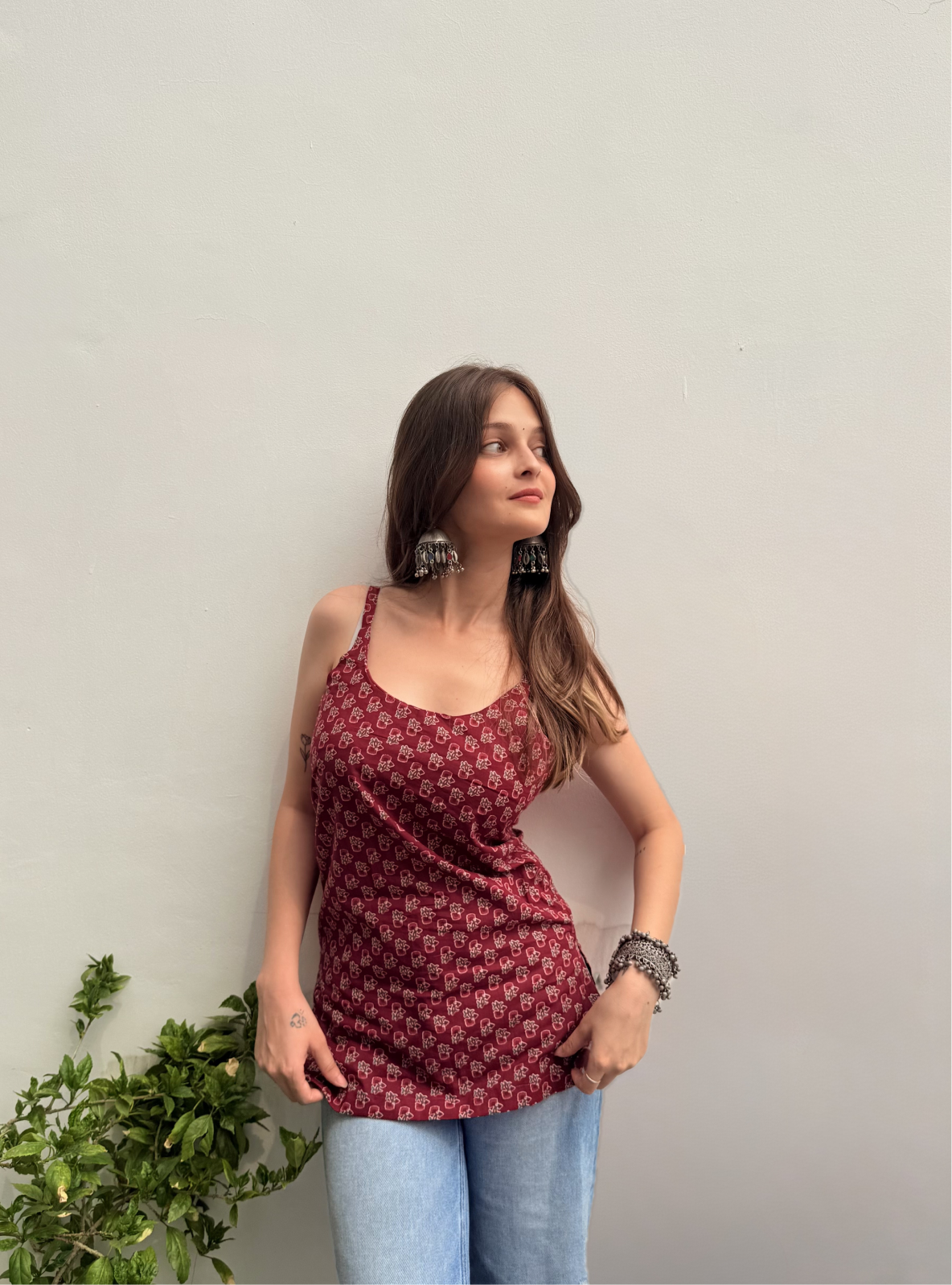Gulbahar Cotton Short Kurti Top