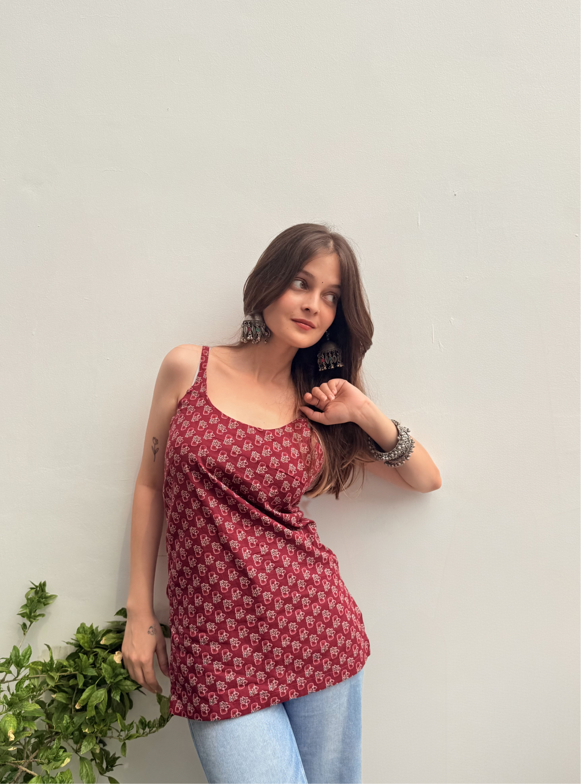Gulbahar Cotton Short Kurti Top