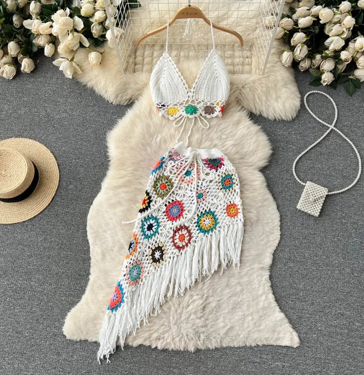 Boho Bloom Crochet Co-ord Set