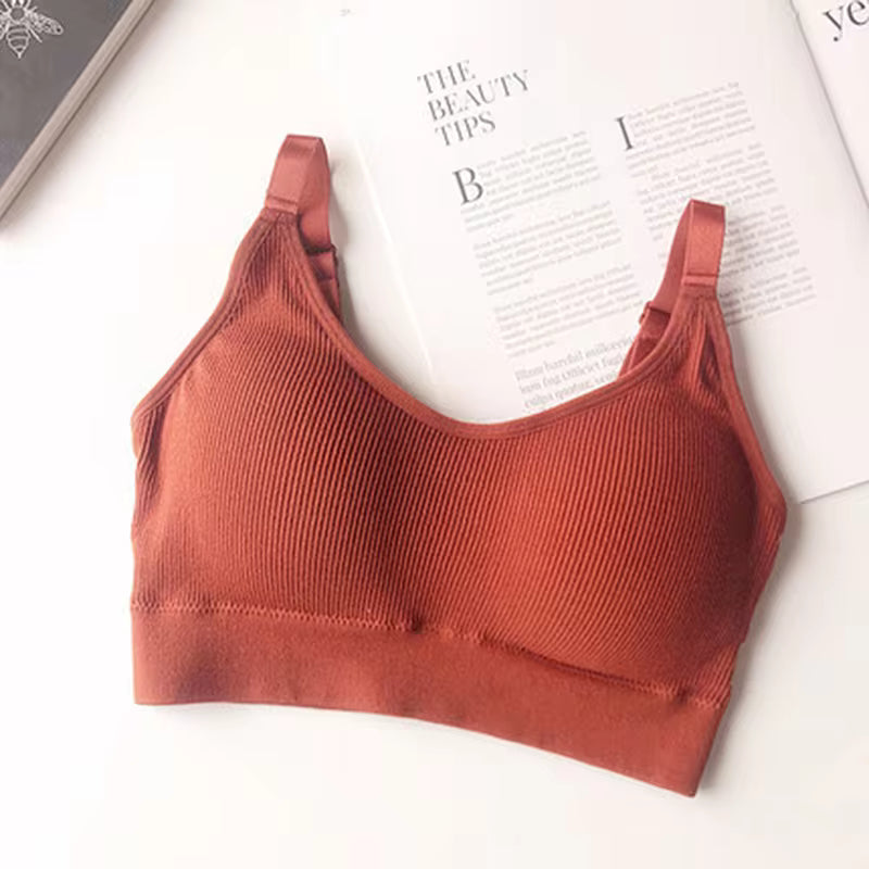 Women Wireless Sexy Push Up Sports Stylish Tank Top Bralette (Pack of-6)