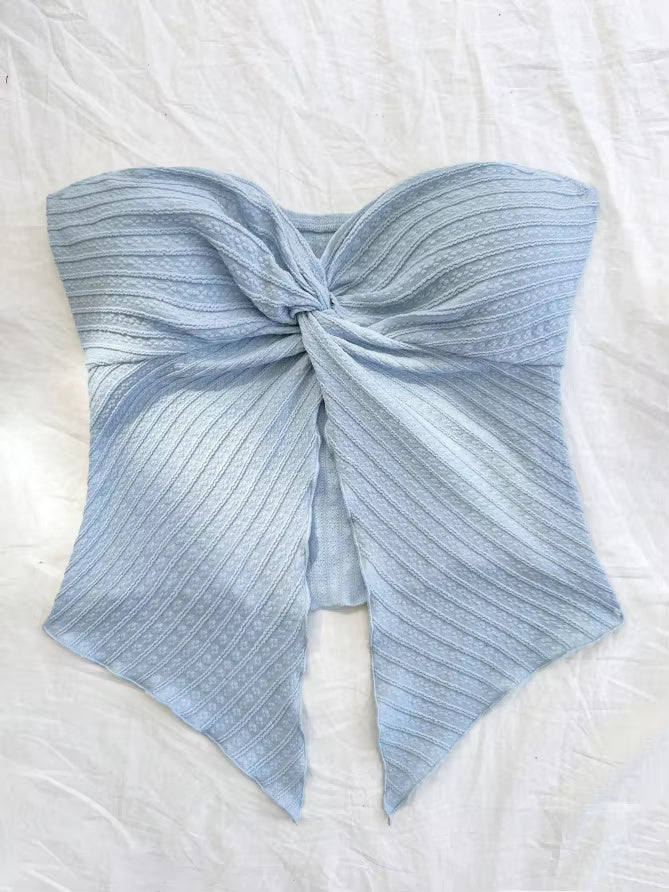 Butterfly Bliss Bow Top Ice Blue
