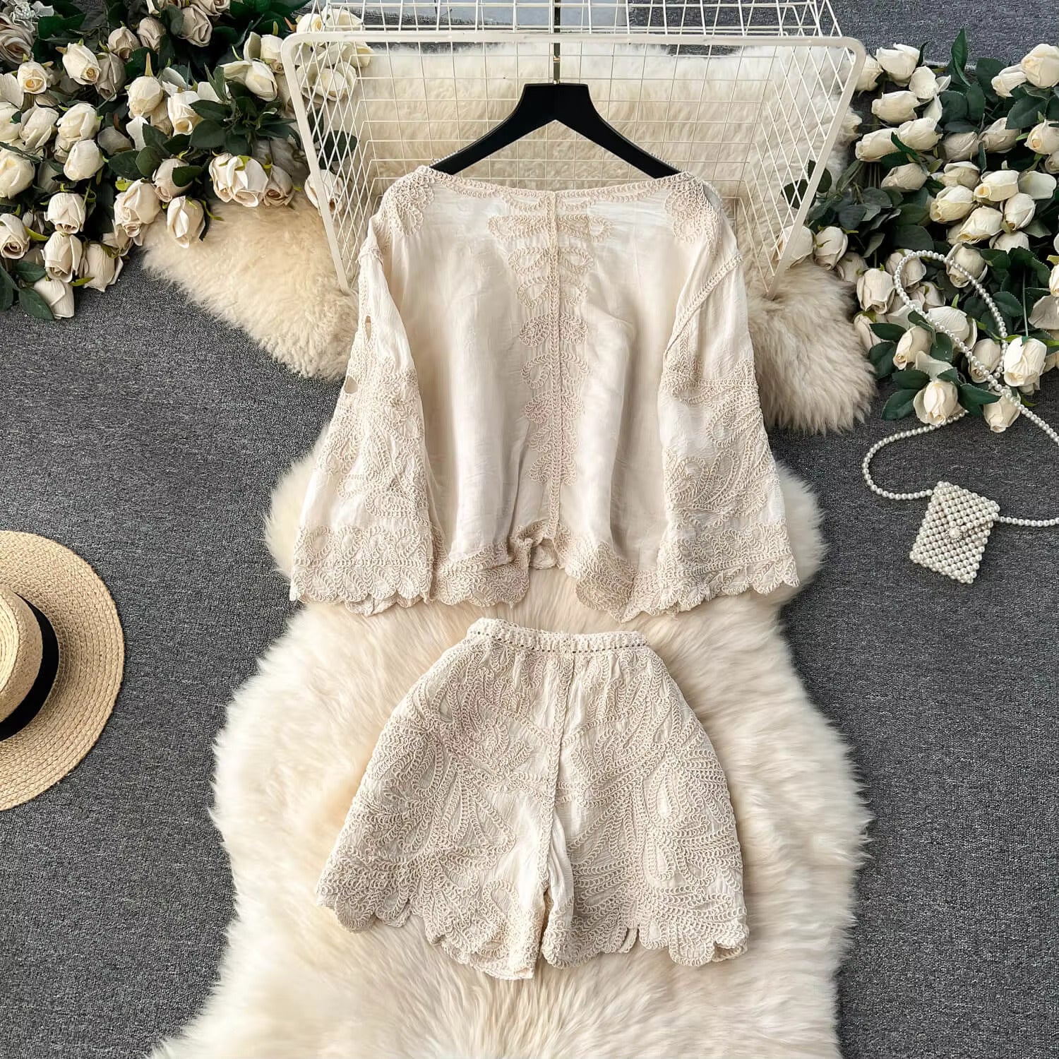 Bohemian Seaside Vacation Style Beach Set