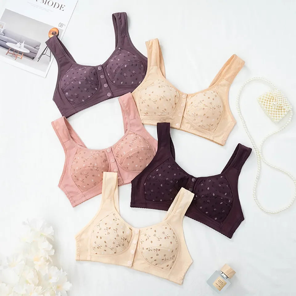 Women Sports Front Closer T-Shirt Bra Pack of 1