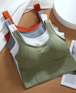 Women Wireless Sexy Push Up Sports Stylish Tank Top Bralette Pack of 1