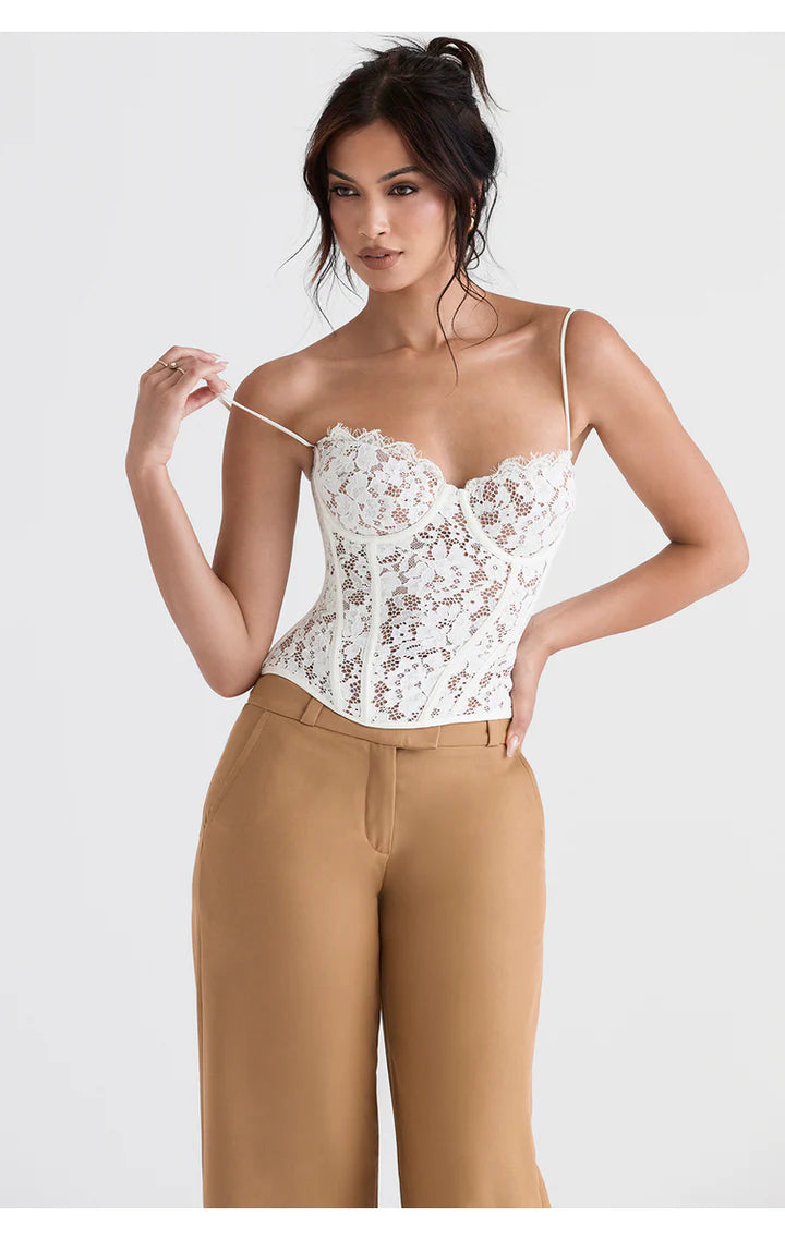 Allure White Corset Co-rd